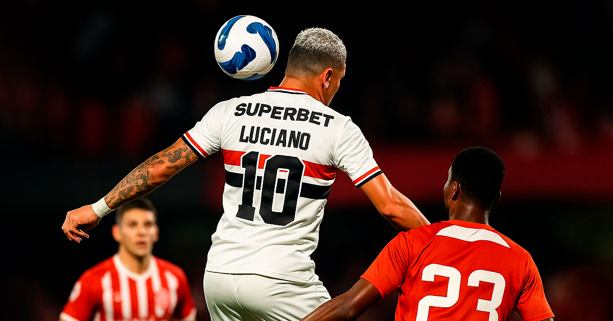 Luciano decide, e São Paulo vence o Náutico pela Copa do Brasil