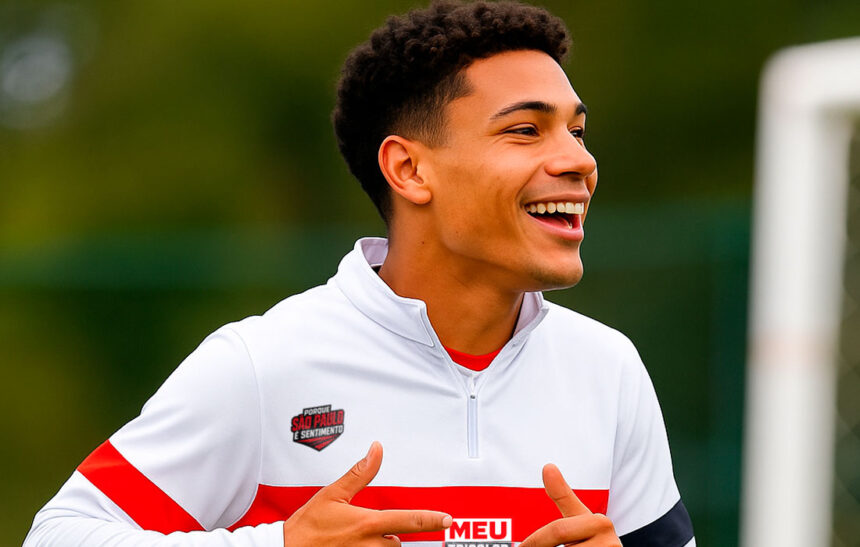 Zubeldía observa joia da base: Angelo, campeão sul-americano sub-17, treina com o elenco do São Paulo