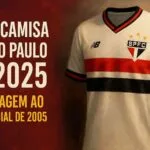 Nova camisa do São Paulo FC 2025 em homenagem ao tricampeonato mundial
