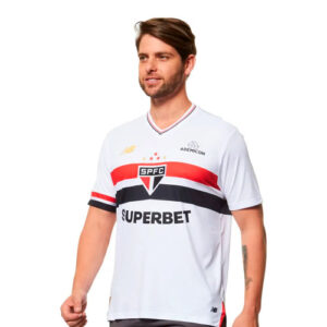 📝 Nova Camisa do São Paulo FC 2025: Homenagem ao Tri Mundial de 2005 3 Camisa São Paulo 25/26 Home Torcedor New Balance Masculina
