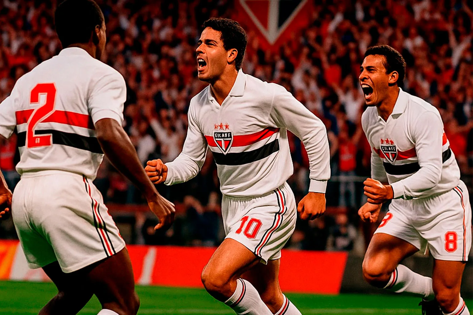 Comemoração da inesquecível noite do título mundial de 1992: São Paulo no topo do mundo