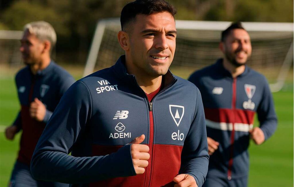 🗣️ Enzo Díaz no São Paulo abre o jogo: adaptação, disputa com Wendell e o desafio do elenco curto 2 Enzo Diaz no São Paulo Treinando