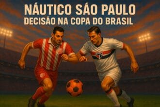 Jogo entre Náutico e São Paulo pela Copa do Brasil 2024