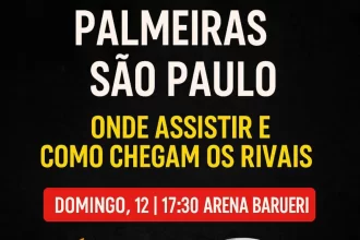 Palmeiras x São Paulo onde assistir e como chegam os rivais para o clássico do Brasileirão