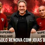 São Paulo renova com trio revelado em Cotia: Maik, Paulinho e Igor Felisberto