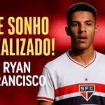 Ryan Francisco celebra titularidade no São Paulo e convívio com ídolos