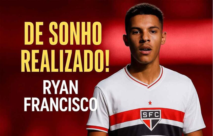 Ryan Francisco celebra titularidade no São Paulo e convívio com ídolos