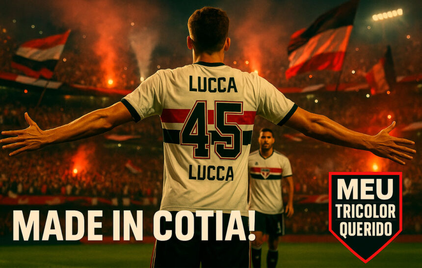 São Paulo 1x1 Libertad – Gol de Lucca