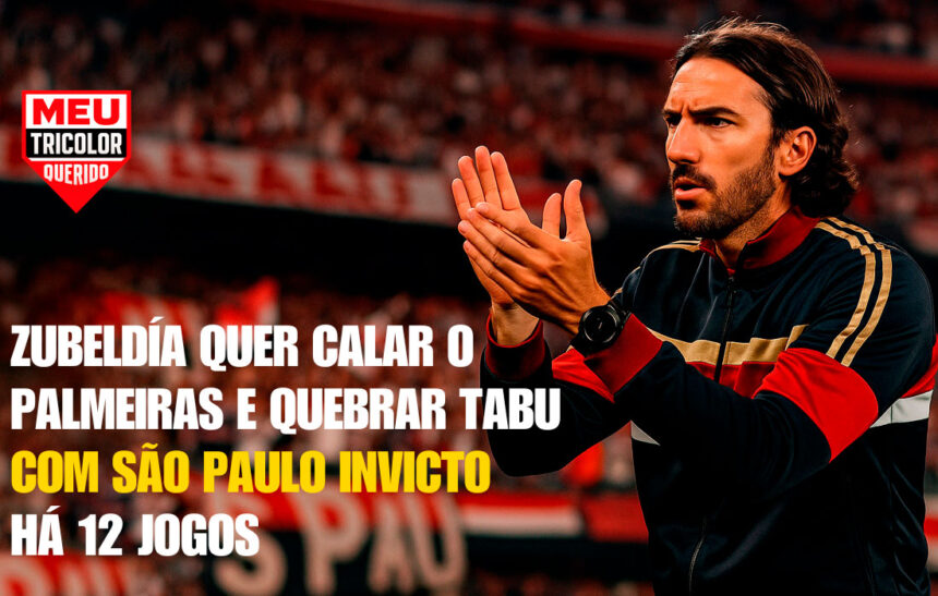 Zubeldía quer calar o Palmeiras e quebrar tabu com São Paulo invicto há 12 jogos