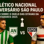 Atlético Nacional adversário do São Paulo nas oitavas da Libertadores 2025