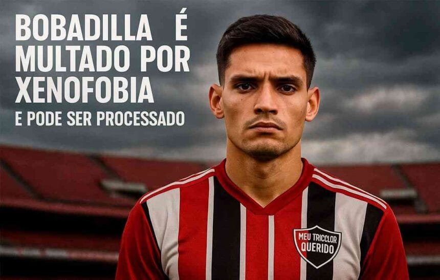 🚨 Bobadilla é multado pela Conmebol por xenofobia: caso ainda pode virar processo na Justiça 1 Bobadilla é multado por xenofobia e pode ser processado
