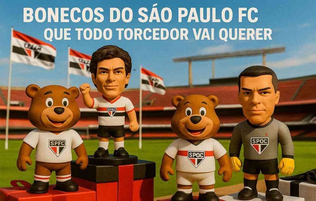7 bonecos do São Paulo FC que todo torcedor vai querer ter na estante