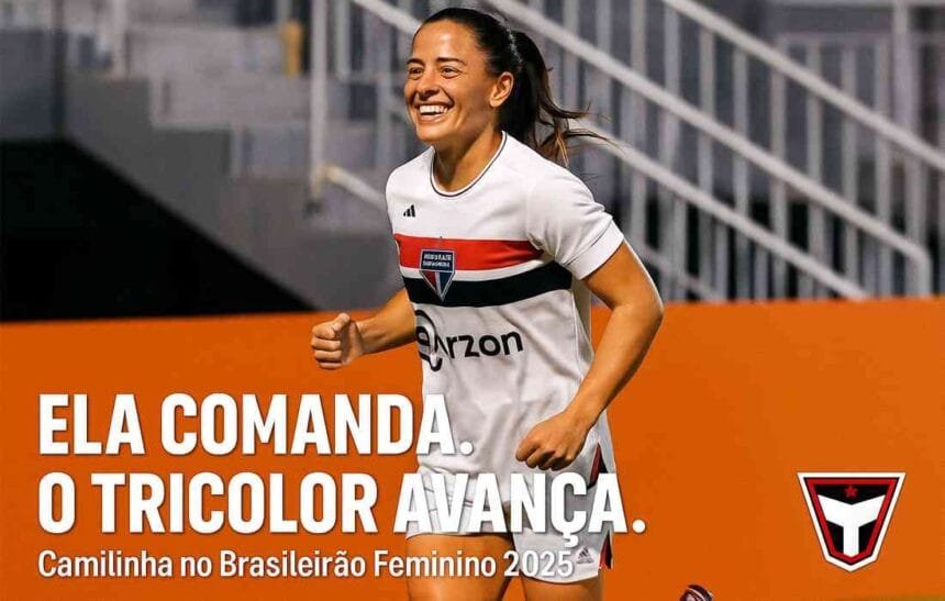 🌟 Camilinha no Brasileirão Feminino: liderança, golaço e vaga garantida para o São Paulo! 1 Camilinha no Brasileirão Feminino 2025