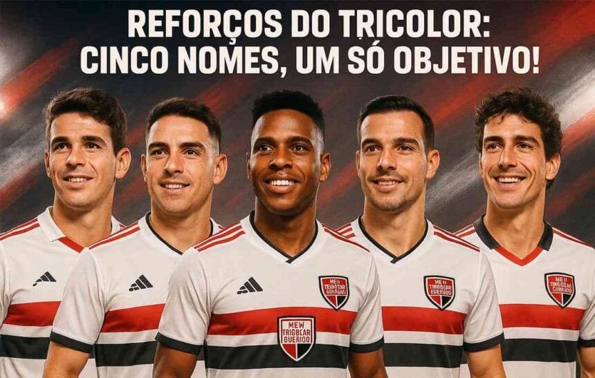 ✍️ Veja como estão os cinco reforços do São Paulo em 2025: de lesões a esperanças renovadas 1 Veja como estão os cinco reforços do São Paulo em 2025