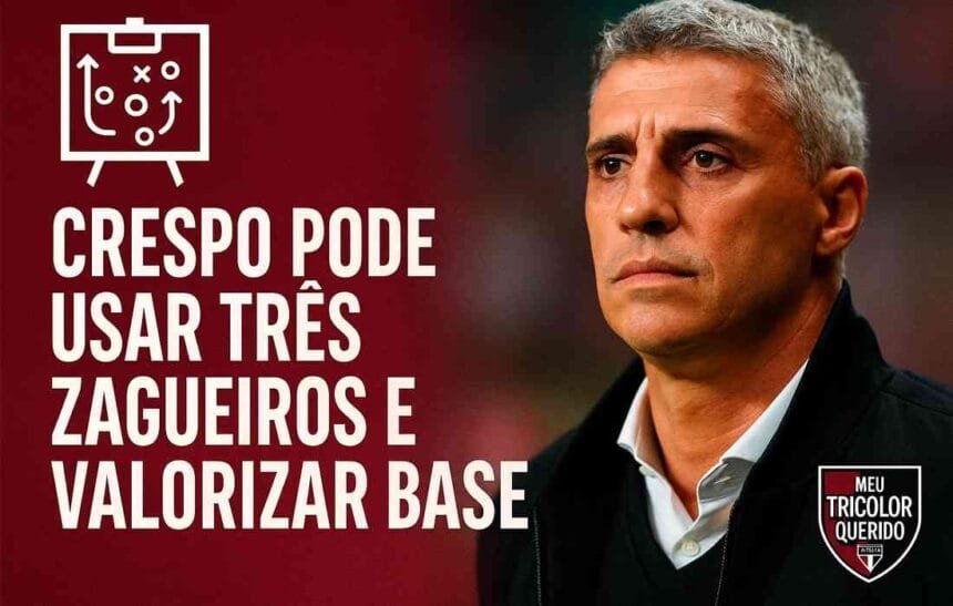 🧠🛡️ Crespo planeja São Paulo com três zagueiros e aposta em Lucas, Oscar e Cotia 1 Crespo planeja São Paulo com três zagueiros e aposta em Cotia