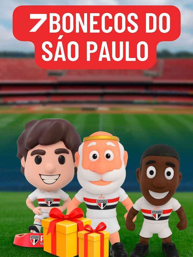Bonecos que todo são paulino deveria ter na estante