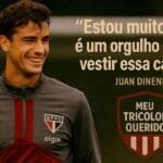 Dinenno no São Paulo pronto para estrear contra o Vasco