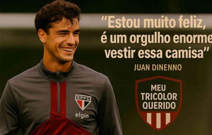 Dinenno no São Paulo pronto para estrear contra o Vasco