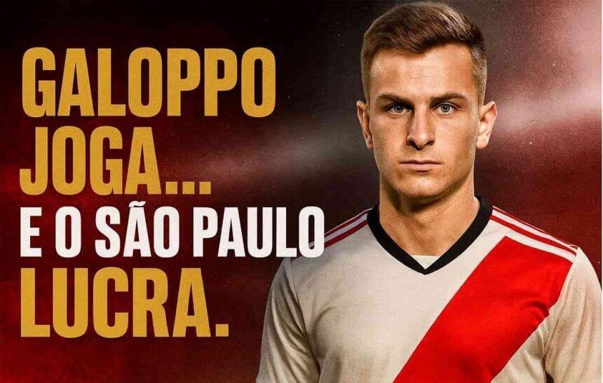 Galoppo em campo pelo River Plate pode gerar venda automática ao São Paulo