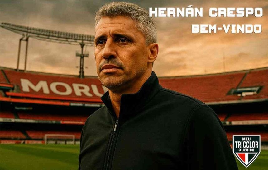 🔙🏆 Crespo está de volta: Tricolor aposta no herói do Paulistão para reencontrar o rumo em 2025 1 Bem Vindo - Hernán Crespo retorna ao São Paulo para nova era em 2025