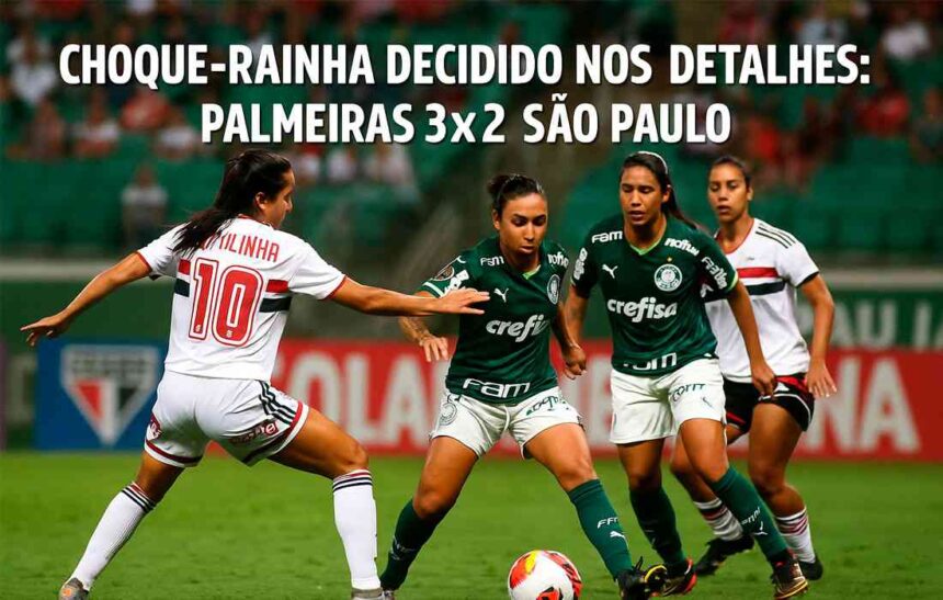 Palmeiras vence São Paulo no Choque-Rainha do Paulistão Feminino