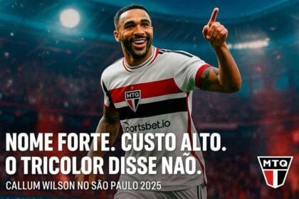 Callum Wilson no São Paulo em 2025