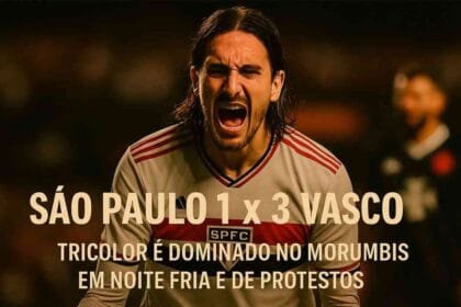 São Paulo perde por 3 a 1 para o Vasco no Morumbis pelo Brasileirão 2025