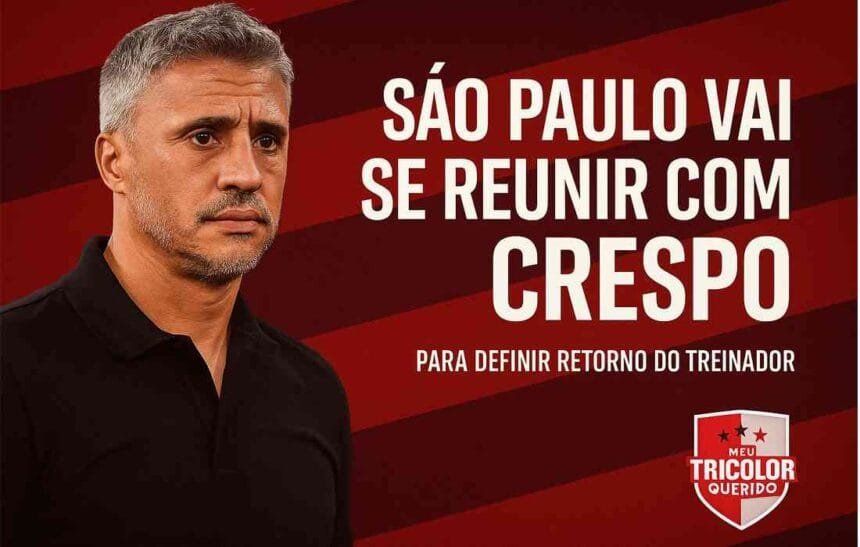🔙 Reencontro à vista? São Paulo se reúne com Crespo e prepara seu retorno ao Morumbis 1 Reunião entre São Paulo e Crespo define retorno do técnico ao Morumbis