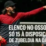 São Paulo tem só 15 jogadores para treinar durante a Data Fifa