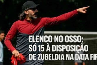 São Paulo tem só 15 jogadores para treinar durante a Data Fifa