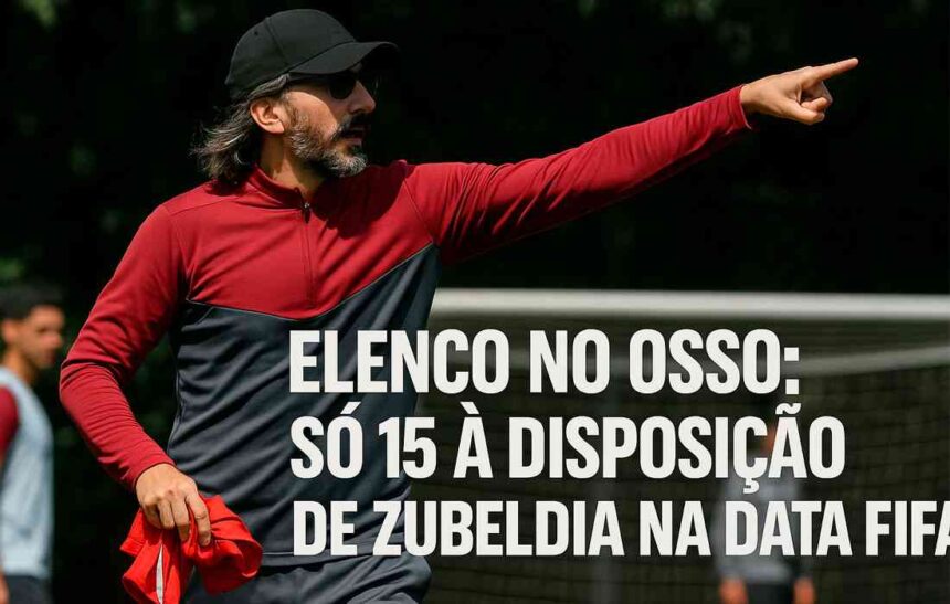 São Paulo tem só 15 jogadores para treinar durante a Data Fifa