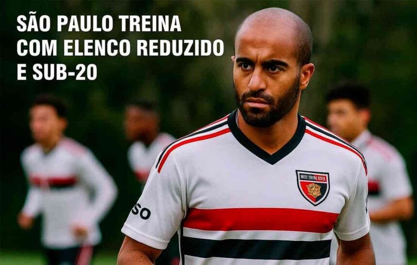 São Paulo treina com elenco reduzido e Sub-20 antes da reapresentação