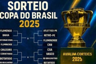 Confrontos das oitavas definidos no sorteio Copa do Brasil 2025