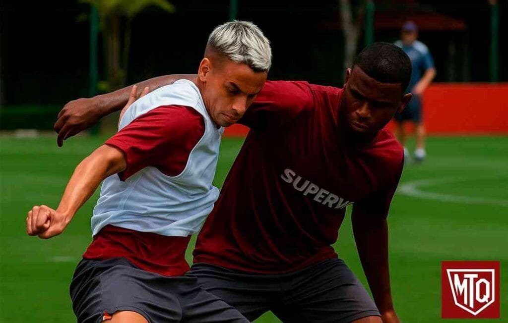 Treino tático elenco SPFC