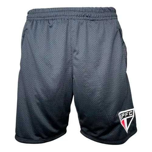 Bermuda Spfc Masculina Look Casual Do Tricolor