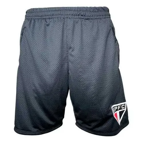 Bermuda Spfc Masculina Look Casual Do Tricolor