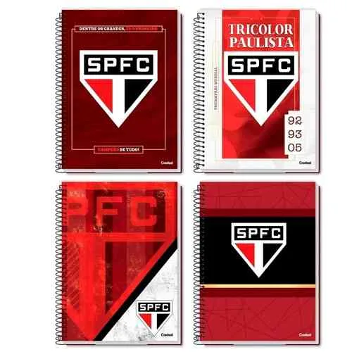 Caderno 20 Matérias 320 Folhas São Paulo FC Credeal