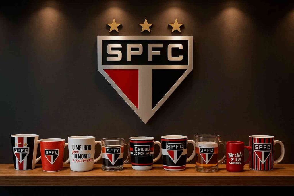 Canecas Presentes do São Paulo FC