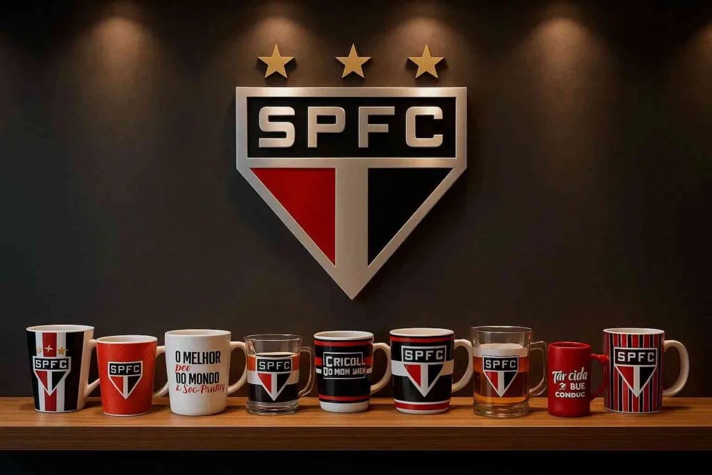 Canecas Presentes do São Paulo FC