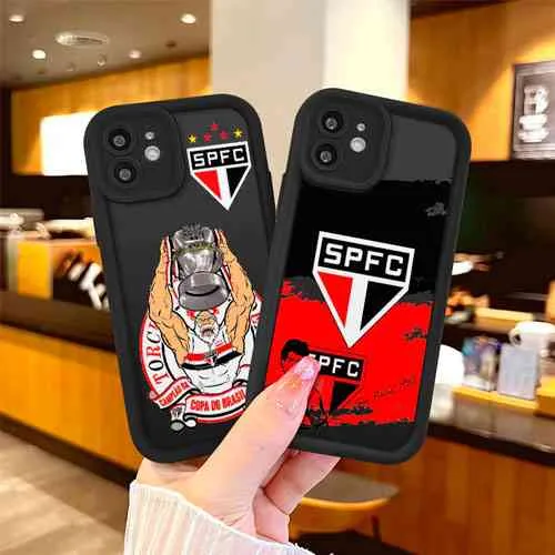 Capa De Telefone São Paulo Silicone Resistente A Choques Capinha Para Redmi Note 8 9 10 11 12 13 14 PRO