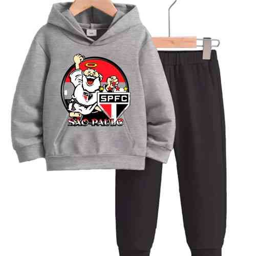 CONJUNTO SAO PAULO INFANTIL 4 AO 16 UNISEX