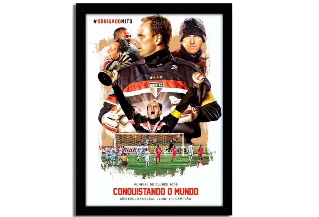 quadro decorativo sao paulo fc rogerio ceni