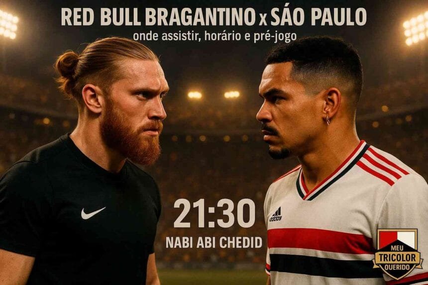 ⚔️ Red Bull Bragantino x São Paulo: onde assistir, horário e tudo sobre o duelo desta quarta no Brasileirão 1 RB Bragantino x São Paulo – horário, onde assistir e pré-jogo completo