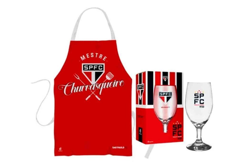 Taça Cerveja São Paulo Oficial + Avental Churrasco