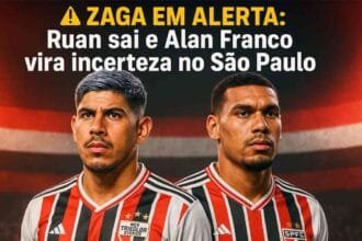 Alerta na zaga do São Paulo após saída de Ruan e incerteza com Alan Franco