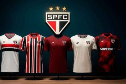 Camisas do São Paulo FC 2025 modelo New Balance