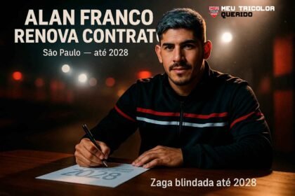 Alan Franco renova contrato com o São Paulo até 2028