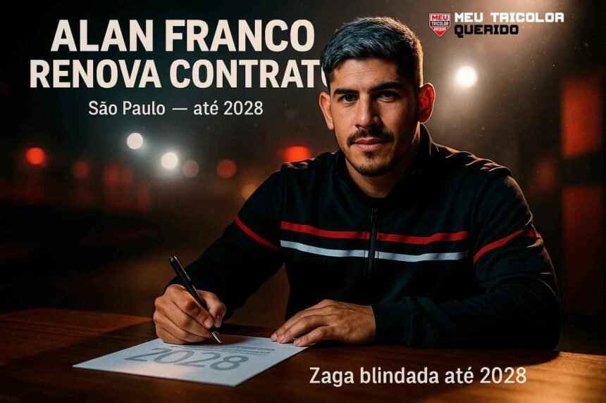 Alan Franco renova contrato com o São Paulo até 2028
