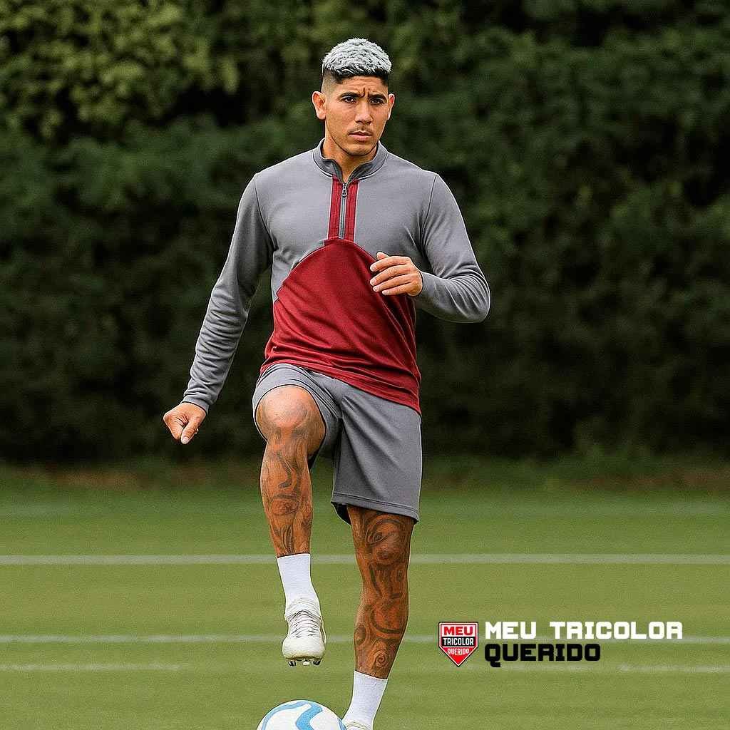 Alan Franco Treinando renova contrato com o São Paulo até 2028