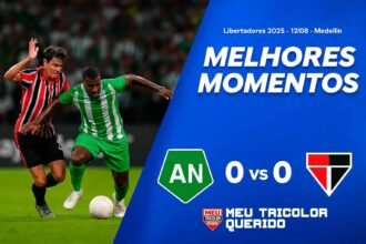 Atlético Nacional 0 x 0 São Paulo — Rafael defende pênalti de Cardona no Atanasio Girardot; oitavas da Libertadores 2025
